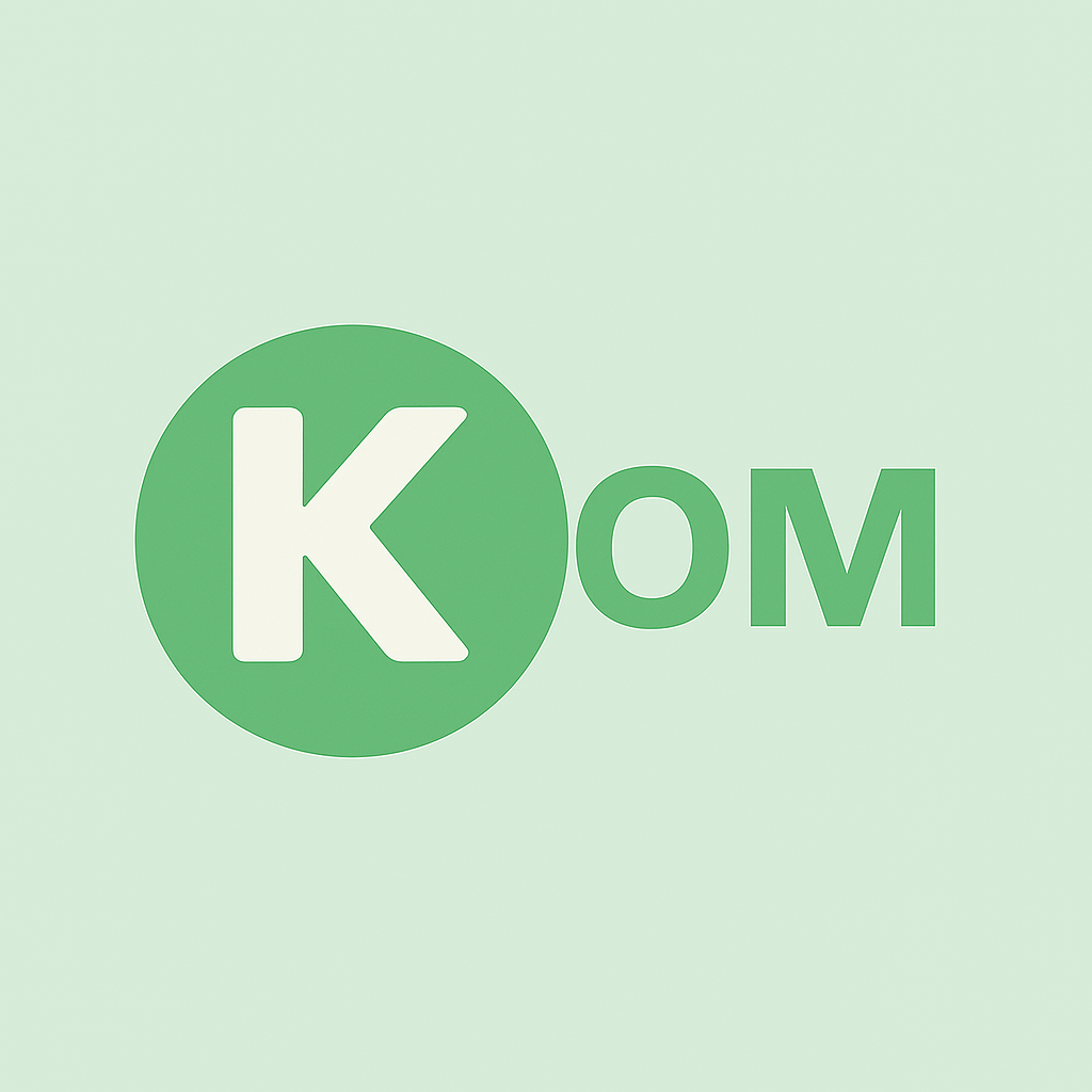 KOM 로고